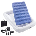 Inflatable Kids Travel Bed Toddler Air Mattress Set T85290