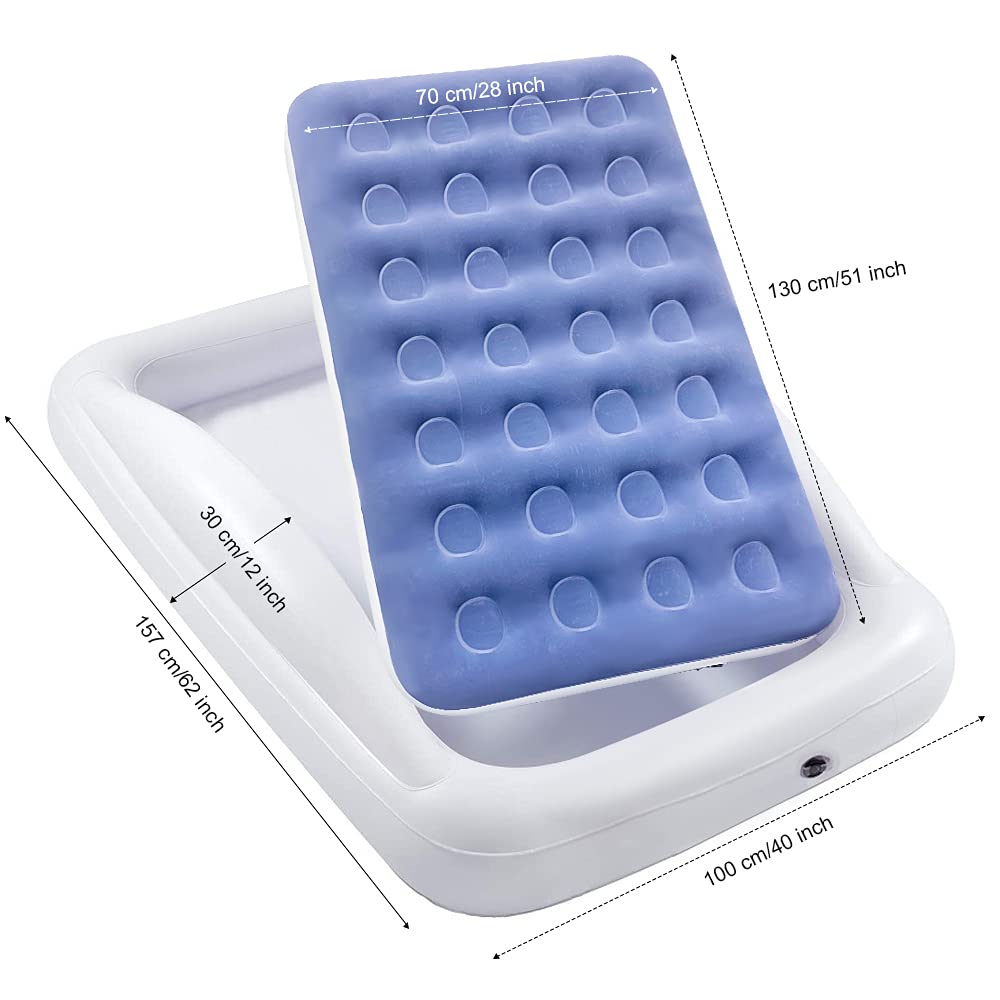 Inflatable Kids Travel Bed Toddler Air Mattress Set T85290