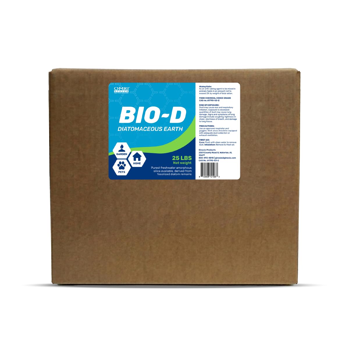 Diatomaceous Earth Food Grade 25 lb F22884