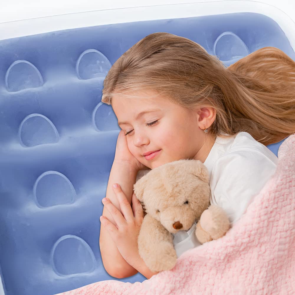 Inflatable Kids Travel Bed Toddler Air Mattress Set T85290