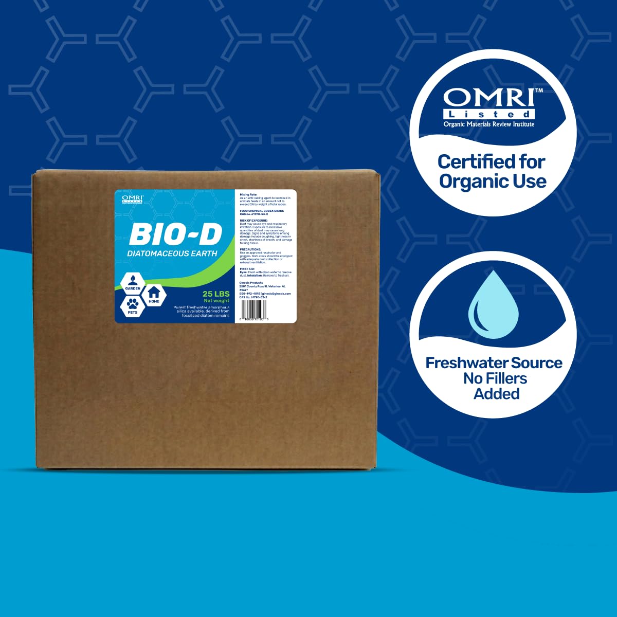 Diatomaceous Earth Food Grade 25 lb F22884