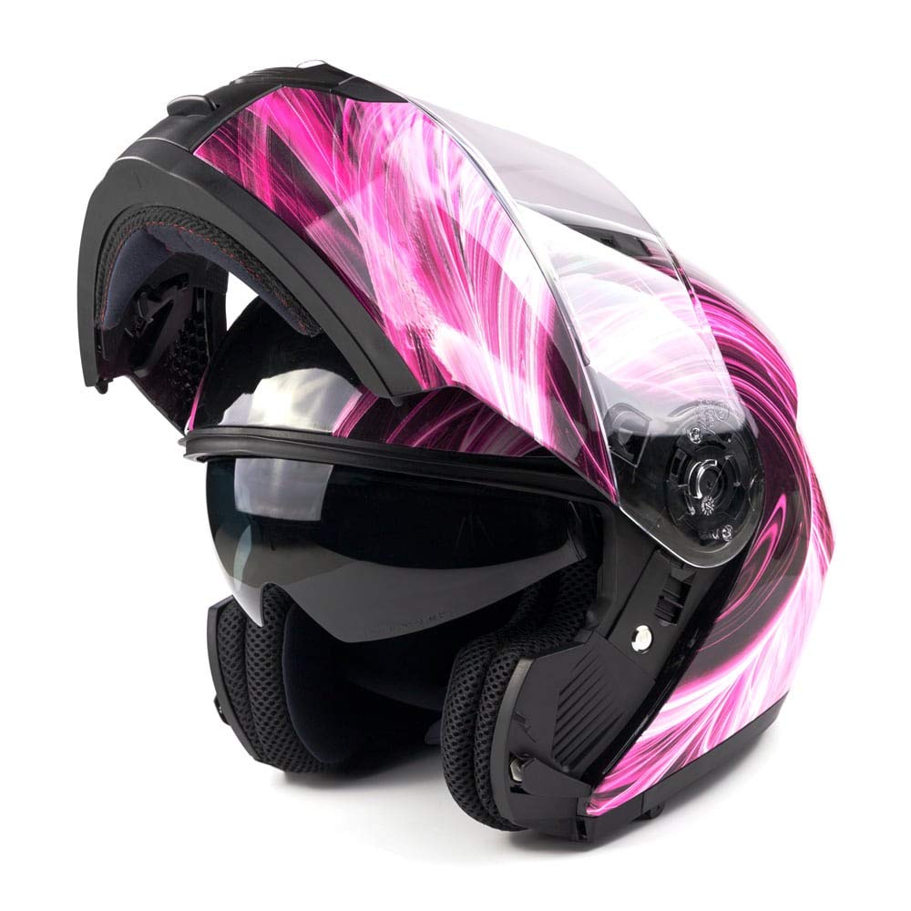 Adult Modular Motorcycle Helmet DOT Full Face Flip-up S91179