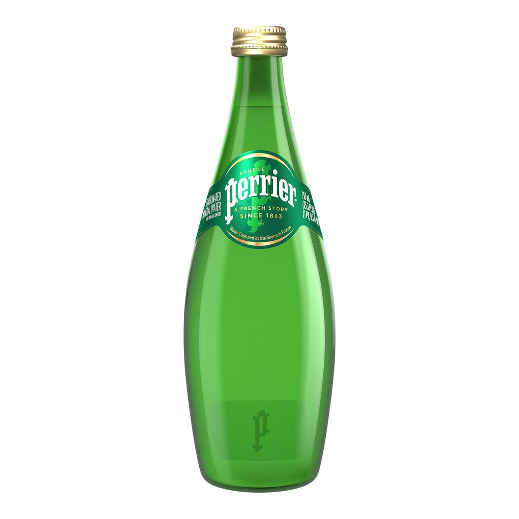 Carbonated Mineral Water 25.3 Fl Oz Glass Bottle Pack of 6 W34987
