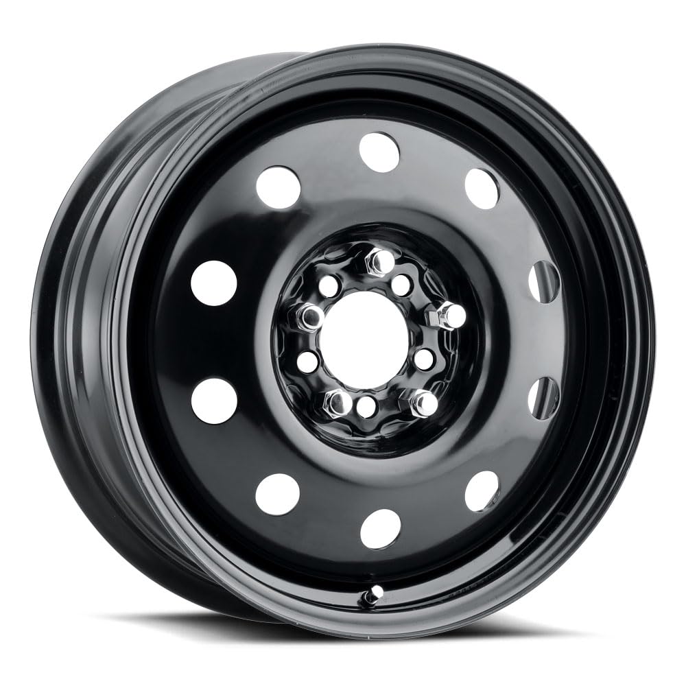 Black 16X6" 5X100 & 5X115 Steel Wheel Q14616