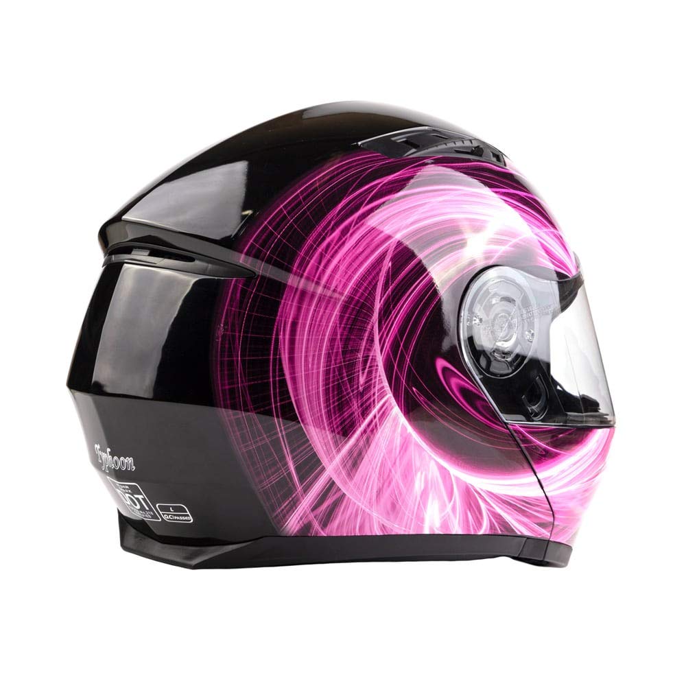 Adult Modular Motorcycle Helmet DOT Full Face Flip-up S91179