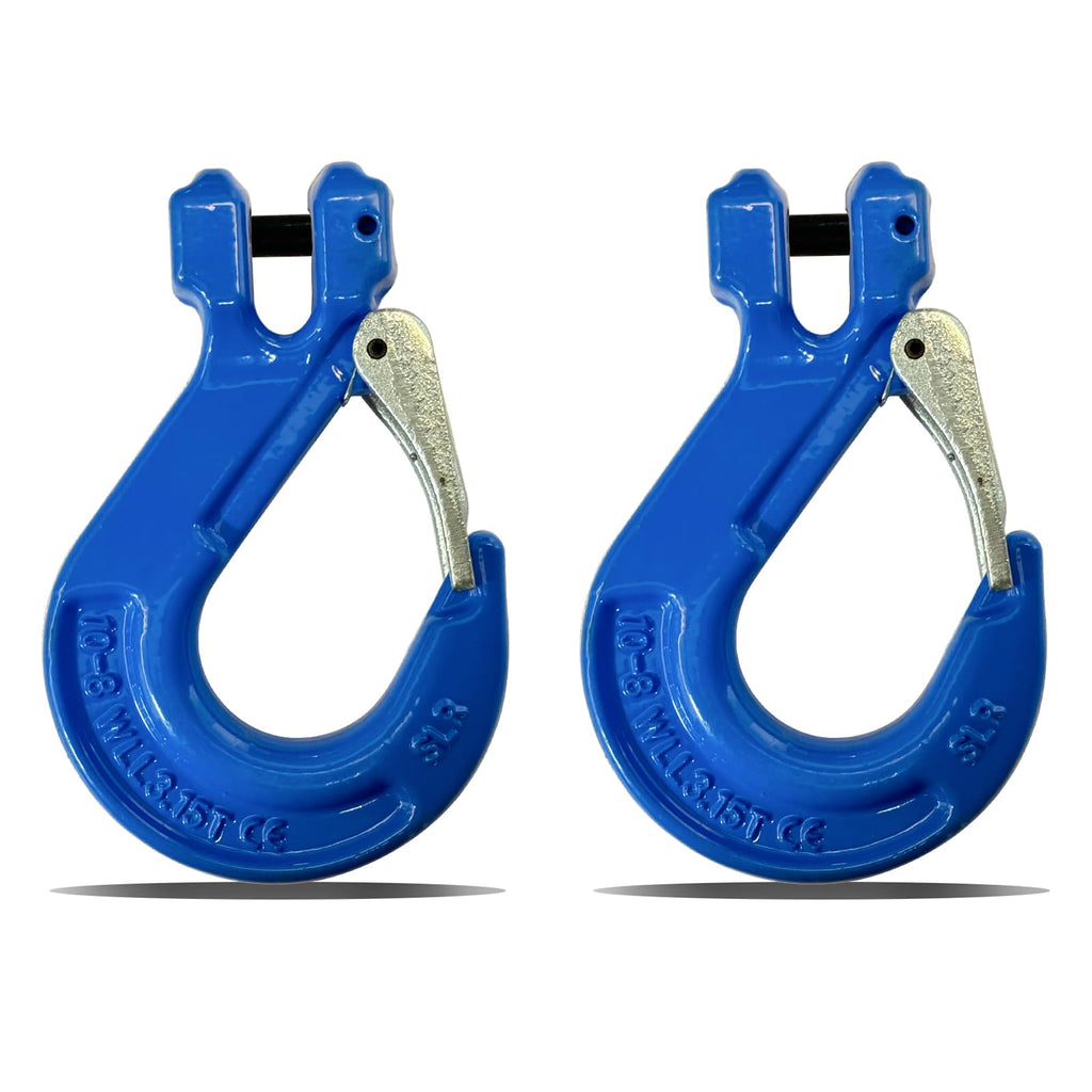 2 Pack 3/8" Heavy Duty Forged Clevis Slip Hook 6900Lbs M388