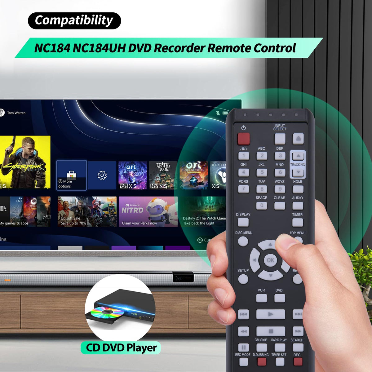 Replacement Remote for SANYO TV P205