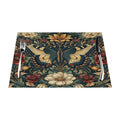 Vintage Butterfly Floral Woven Placemat 12X18 in O288