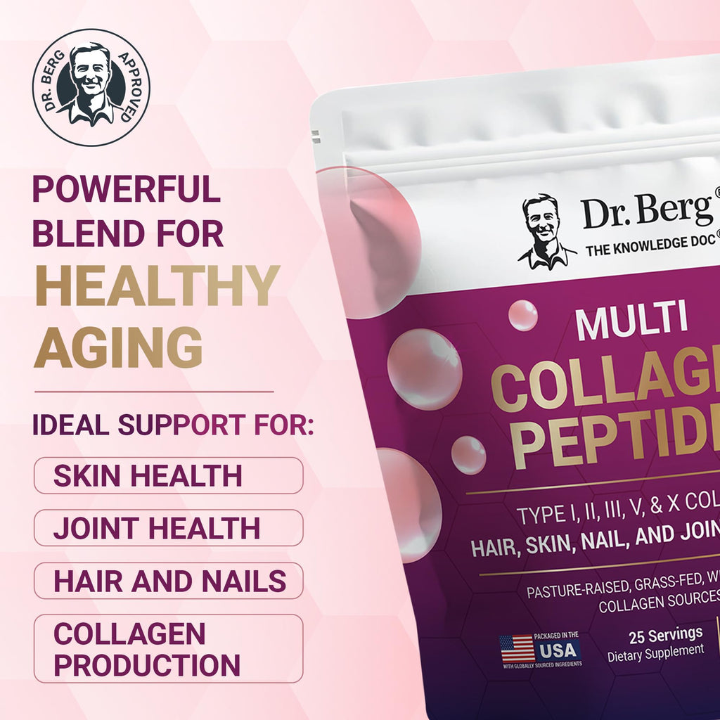Unflavored Multi Collagen Peptides Powder 25 Servings G734