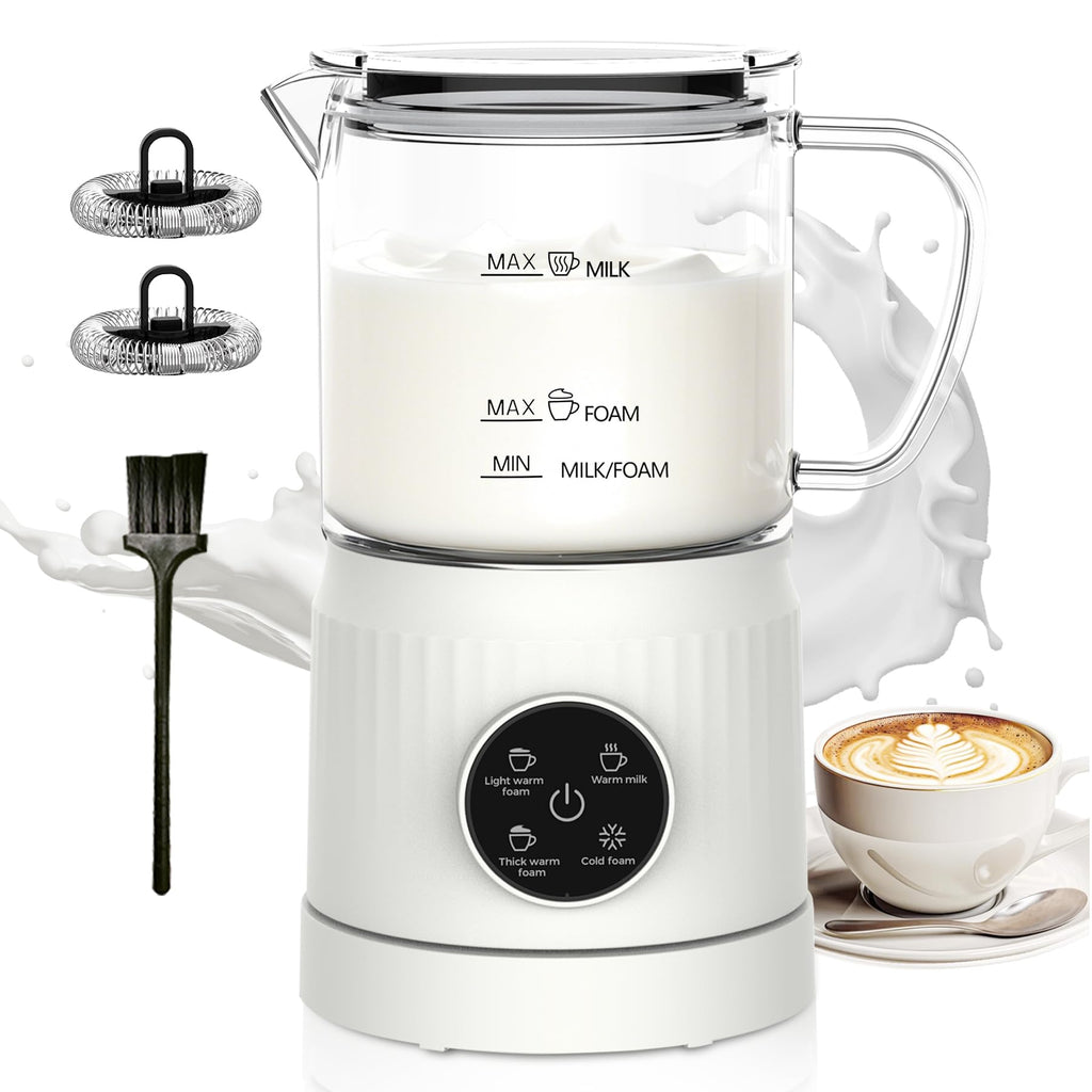 4-in-1 Electric Milk Frother and Steamer 13.52oz S291801