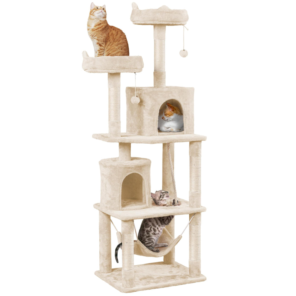Beige 70.5in Multi-Level Cat Tree P254