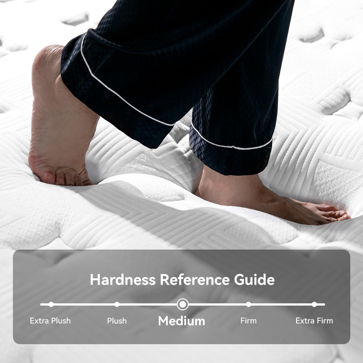 Queen Size 12 Inch Hybrid Memory Foam Mattress S885390