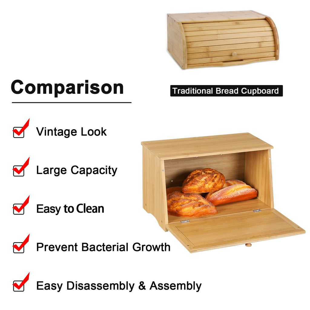 Wooden Bread Box Q179