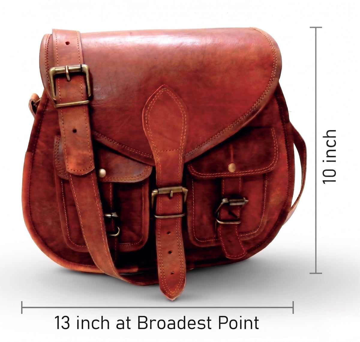 Women Vintage Style Genuine Leather Crossbody Shoulder Bag G26643