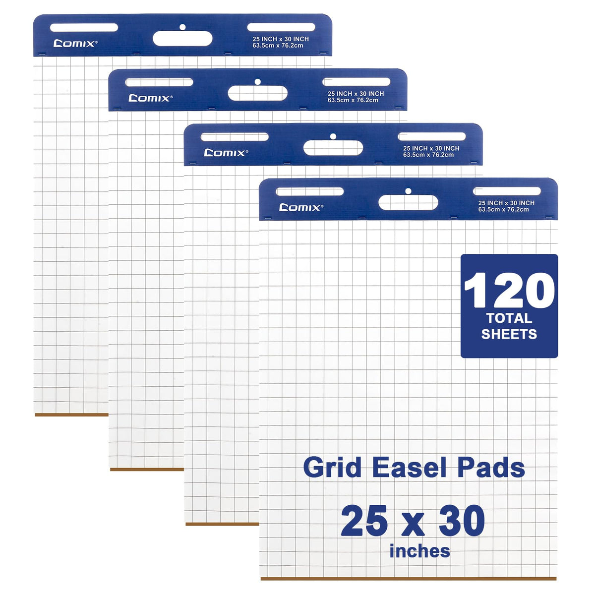 25 x 30 In Flip Chart Easel Pad, 30 Sheets/Pad, 4 Pads O18158