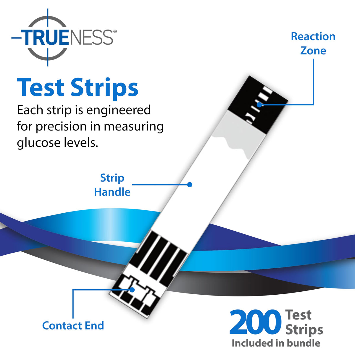 Blood Glucose Test Strips, 200 Count Y187120