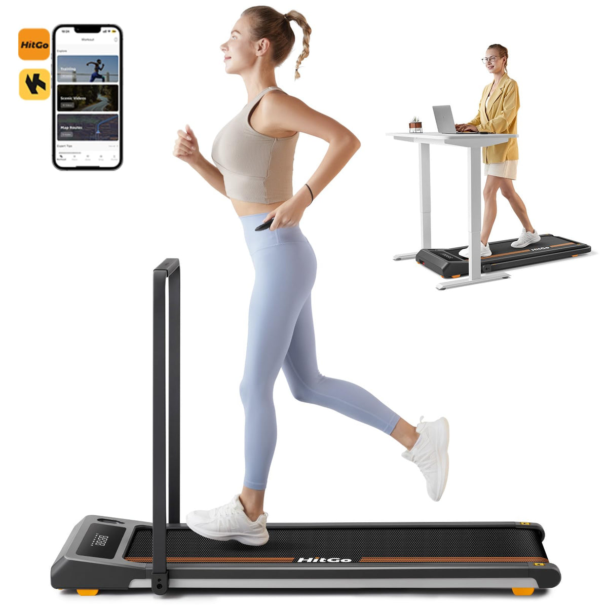 Under Desk Treadmill with LED Display M651