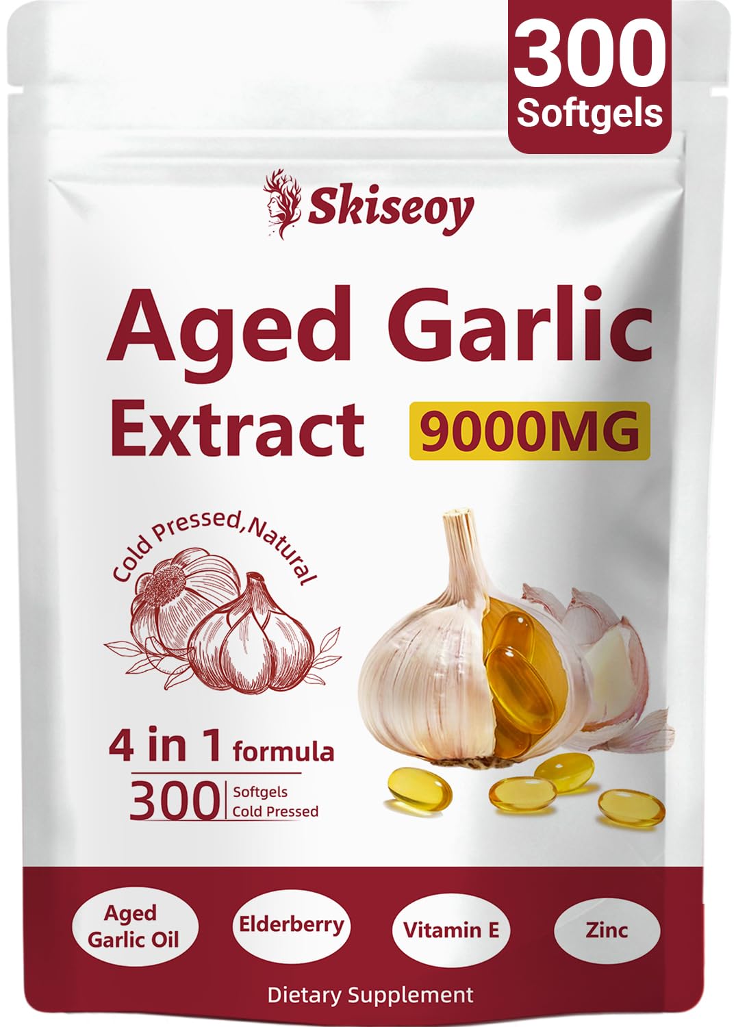Aged Garlic Extract Vegetarian Softgels L3112