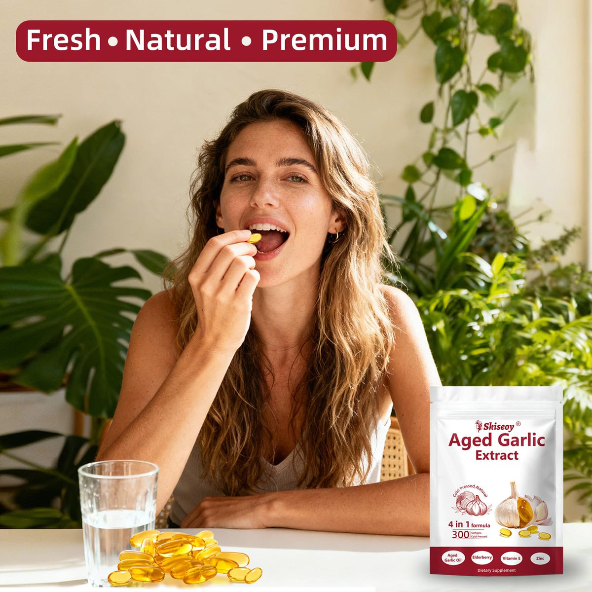 Aged Garlic Extract Vegetarian Softgels L3112
