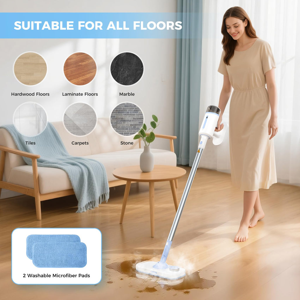 10 in 1 Detachable Handheld Steam Mop K8254
