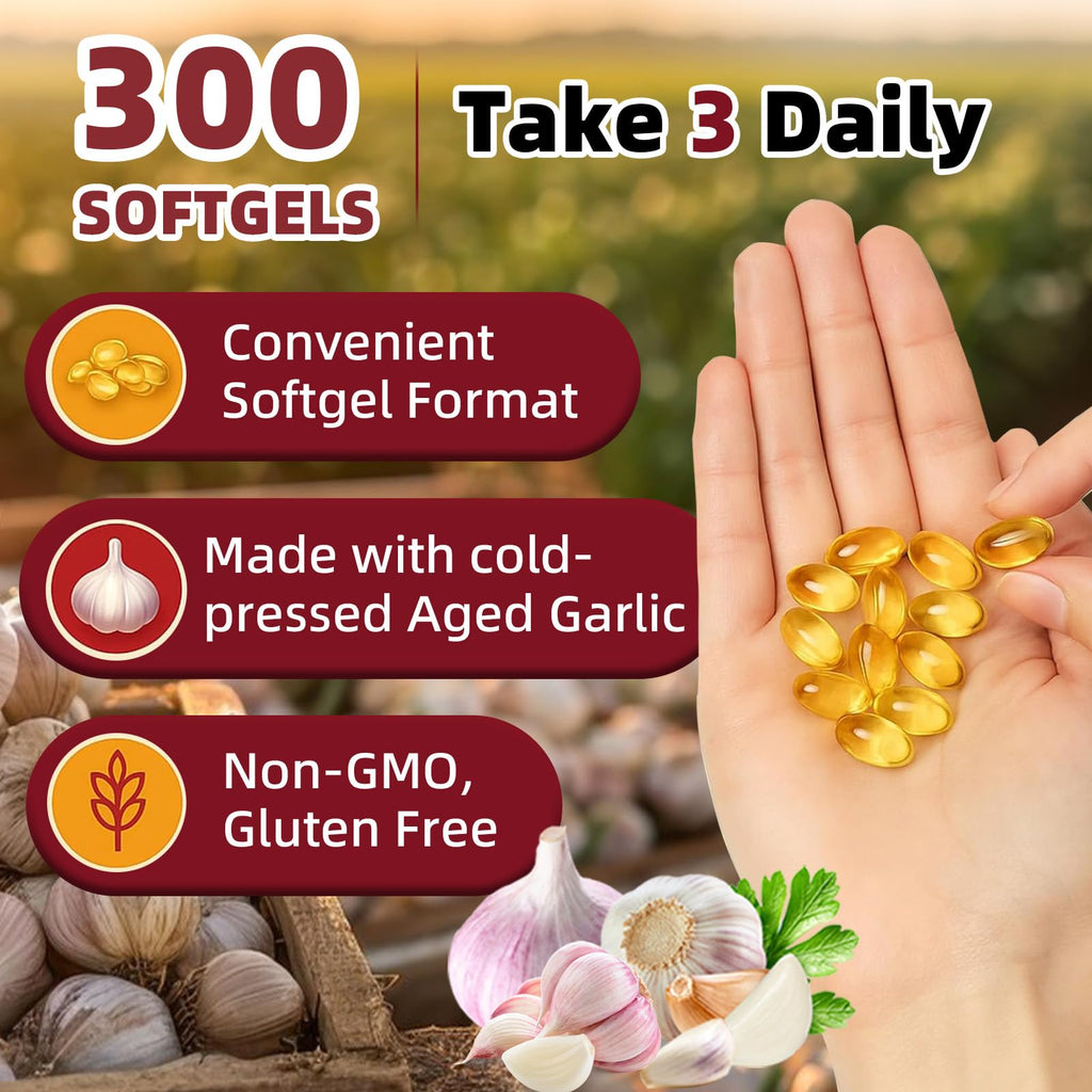 Aged Garlic Extract Vegetarian Softgels L3112