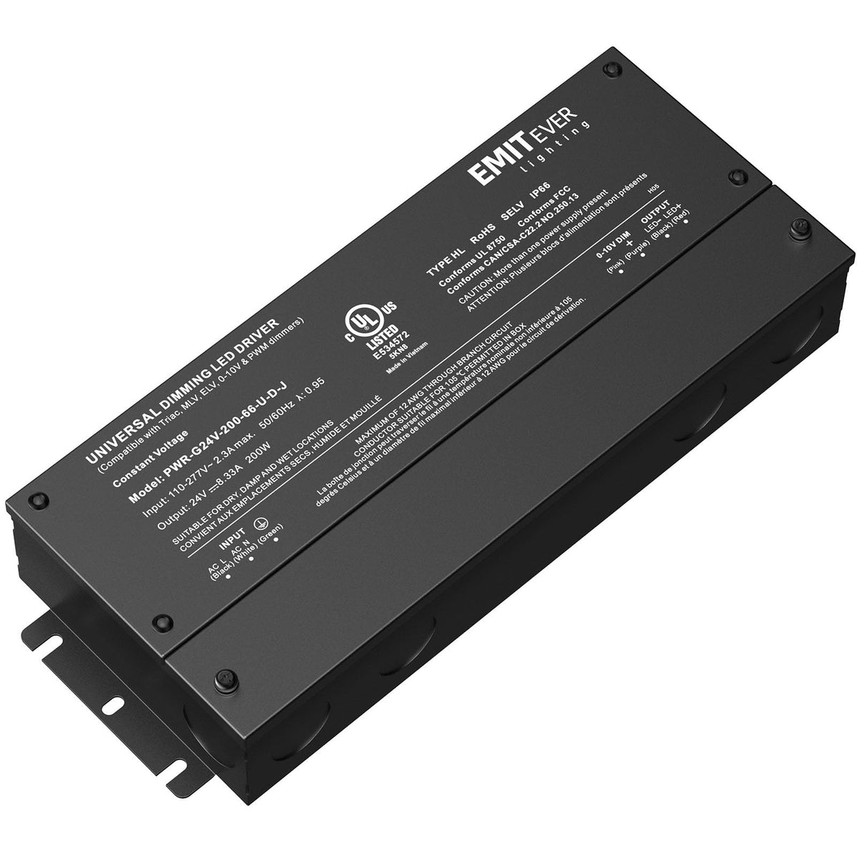 200W 24V Dimmable LED Driver E592