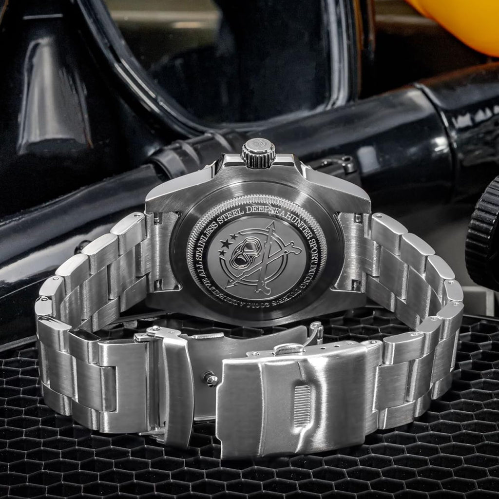 41MM Quartz Dive Watch Stainless Steel Bracelet X6998