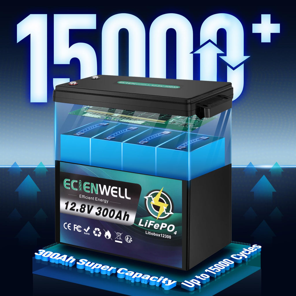 12V 600Ah LiFePO4 Battery with 200A BMS R24362
