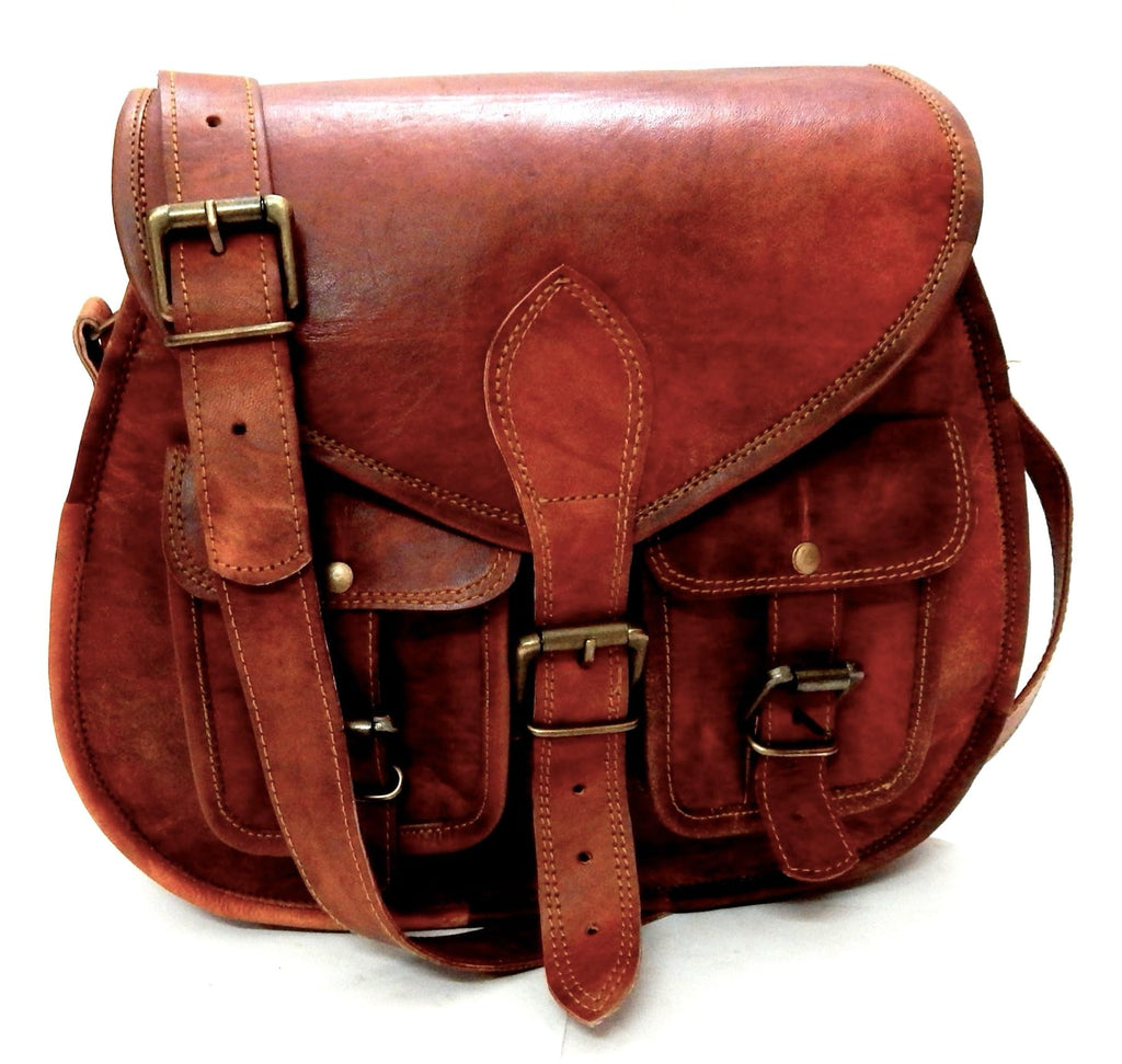 Women Vintage Style Genuine Leather Crossbody Shoulder Bag G26643