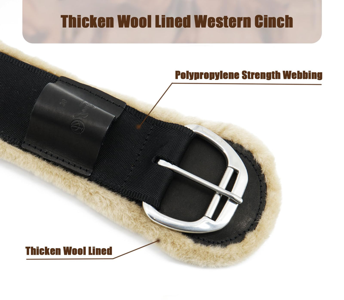 Breathable Fleece Western Horse Cinch Girth W459