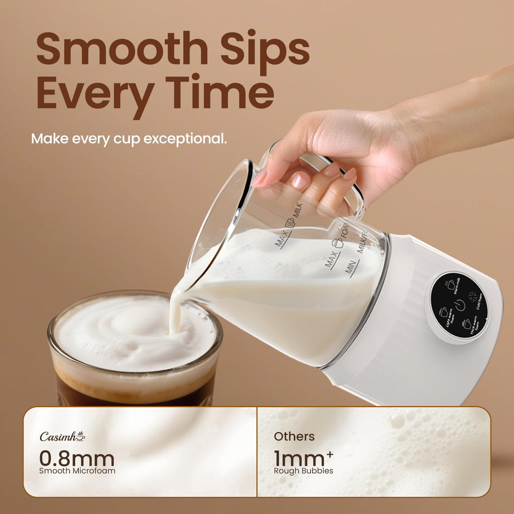 4-in-1 Electric Milk Frother and Steamer 13.52oz S291801