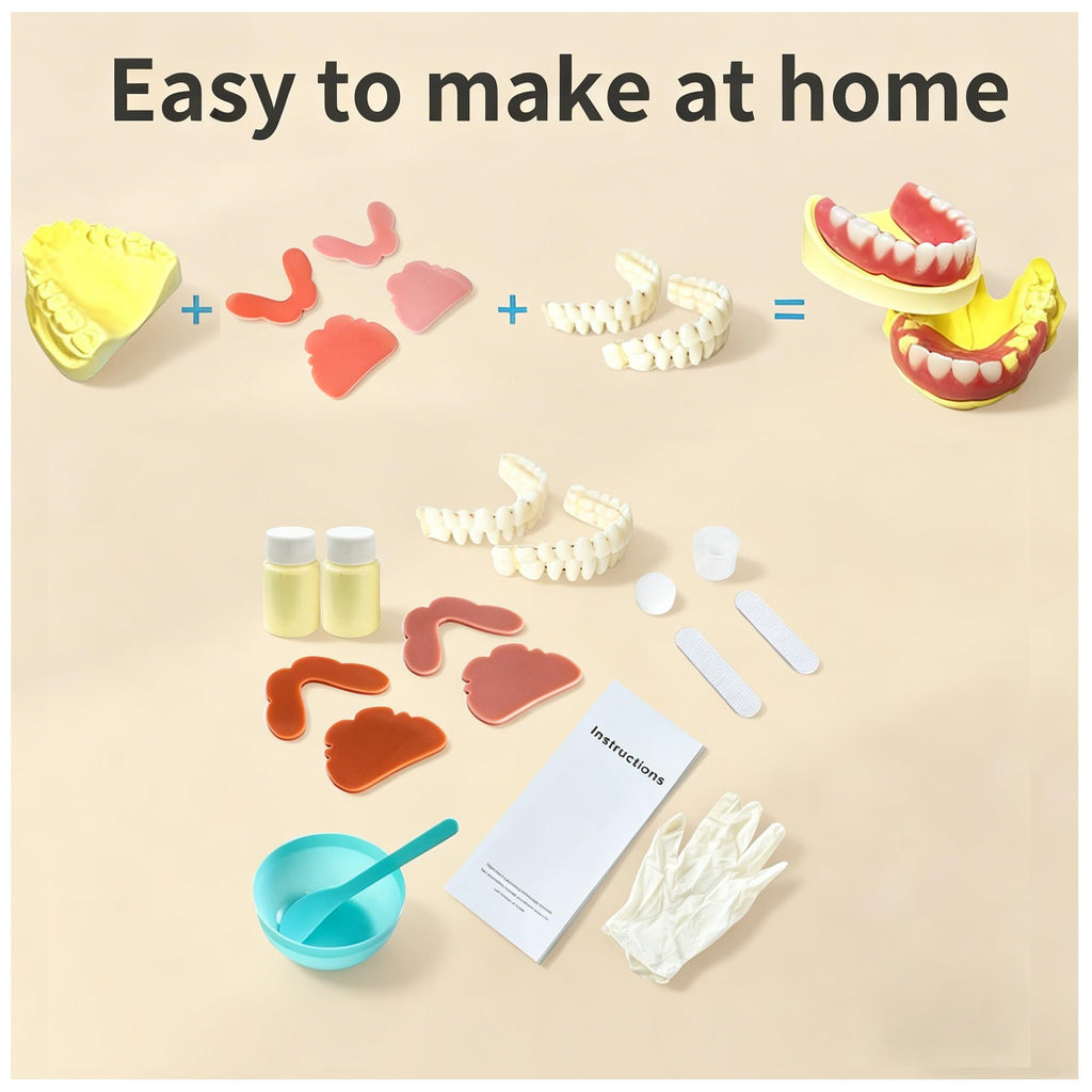Moldable Temporary False Teeth Kit K338