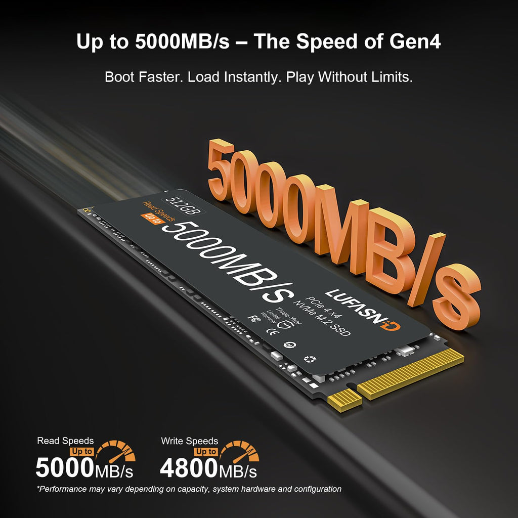 2TB M.2 NVMe PCIe Gen4 x4 Internal SSD F806