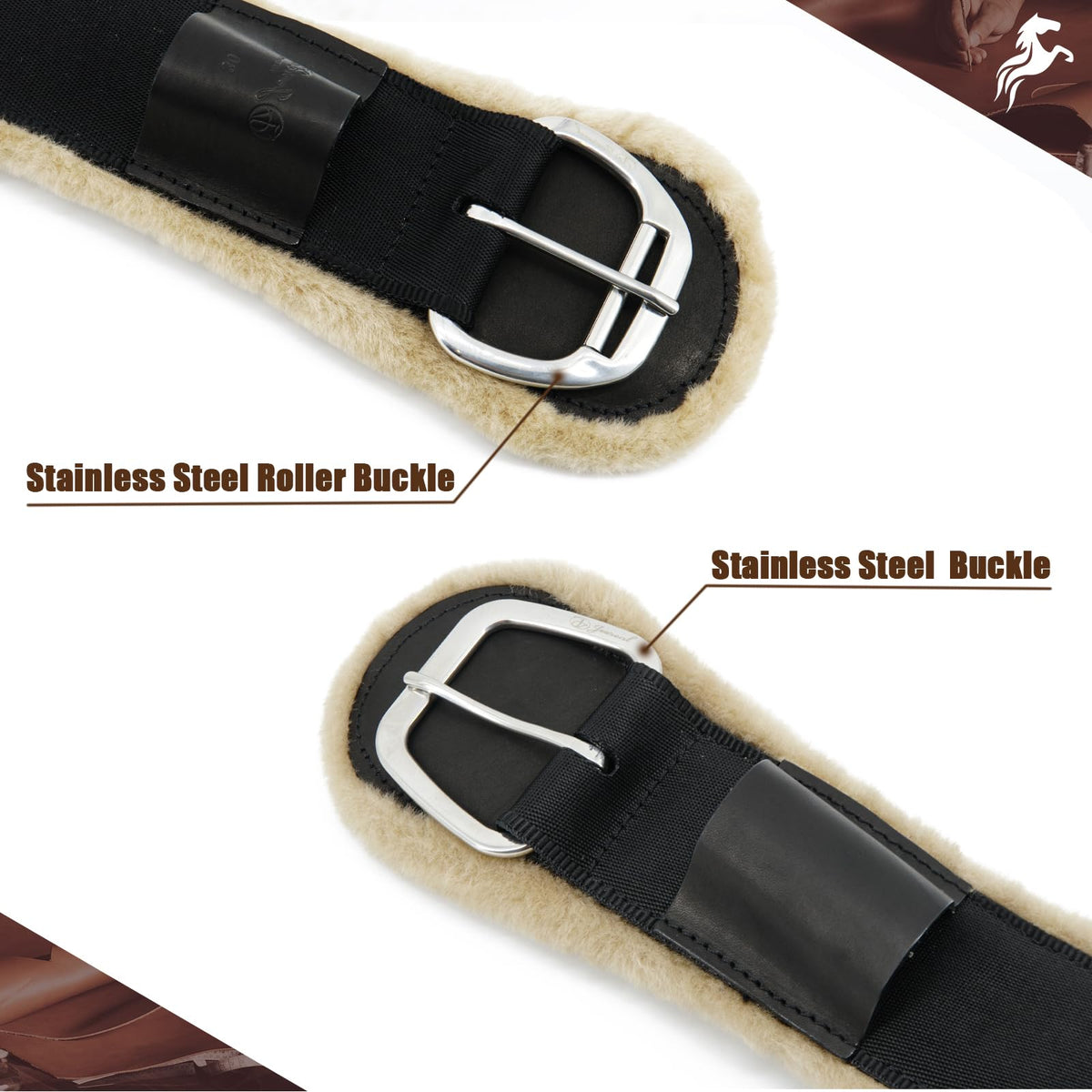 Breathable Fleece Western Horse Cinch Girth W459