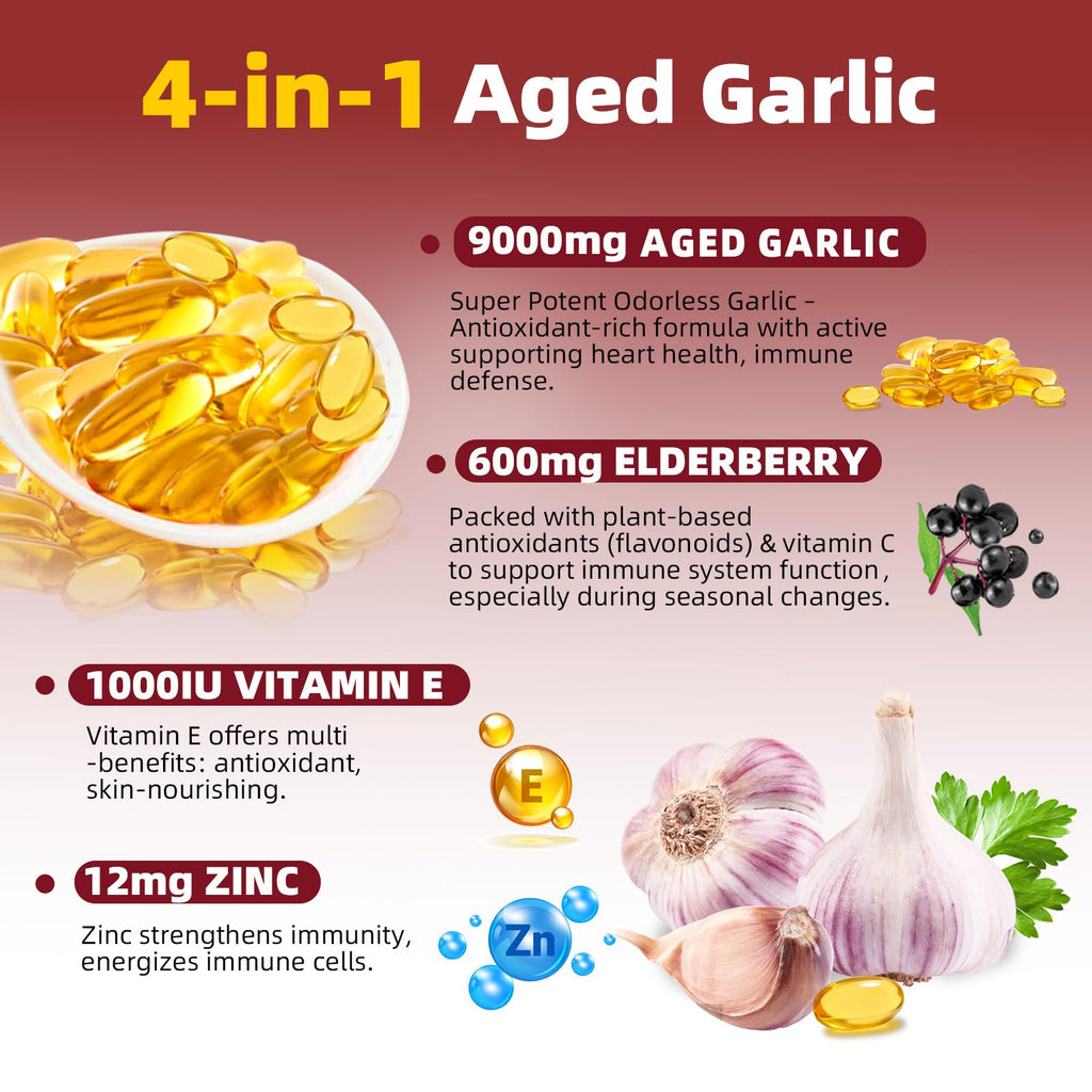 Aged Garlic Extract Vegetarian Softgels L3112