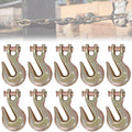 3/8" Grade 70 Clevis Grab Hooks, 10 Pack M5383