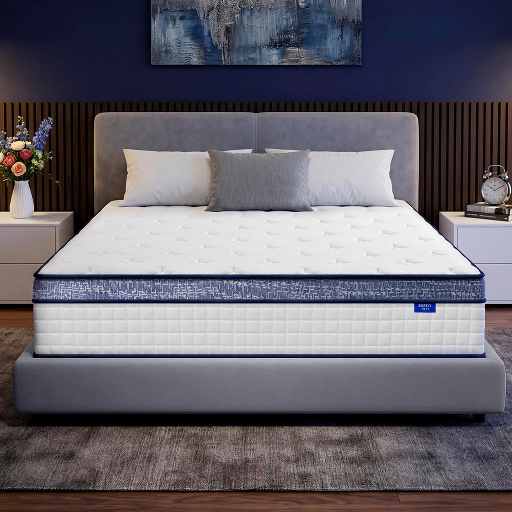 Queen Size 12 Inch Hybrid Memory Foam Mattress S885390