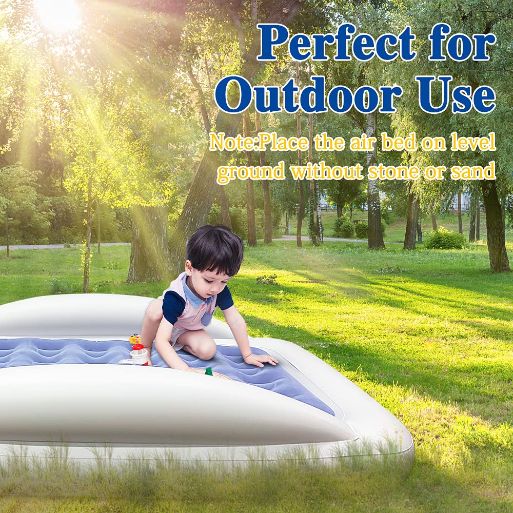 Inflatable Kids Travel Bed Toddler Air Mattress Set T85290