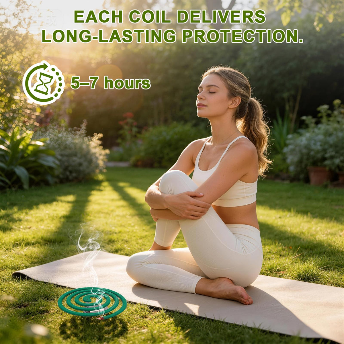 Citronella Mosquito Repellent Coils Outdoor 40 Count G286576