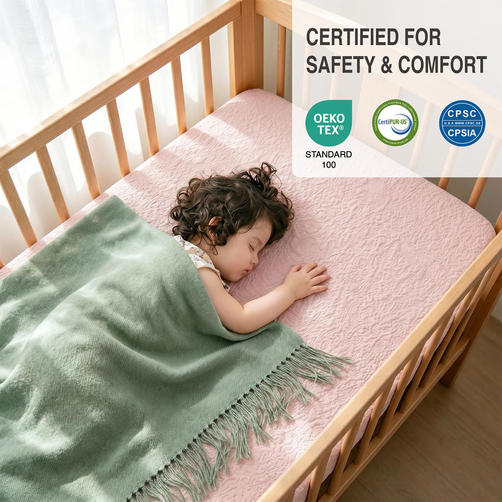 Dual Sided Gel Memory Foam Crib and Toddler Mattress S596171