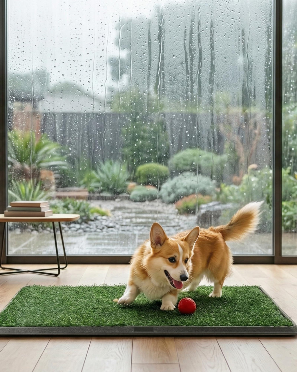 Grass Pad for Dogs Potty, 3-Layer Reusable, Washable, 30 x 20 in I21409