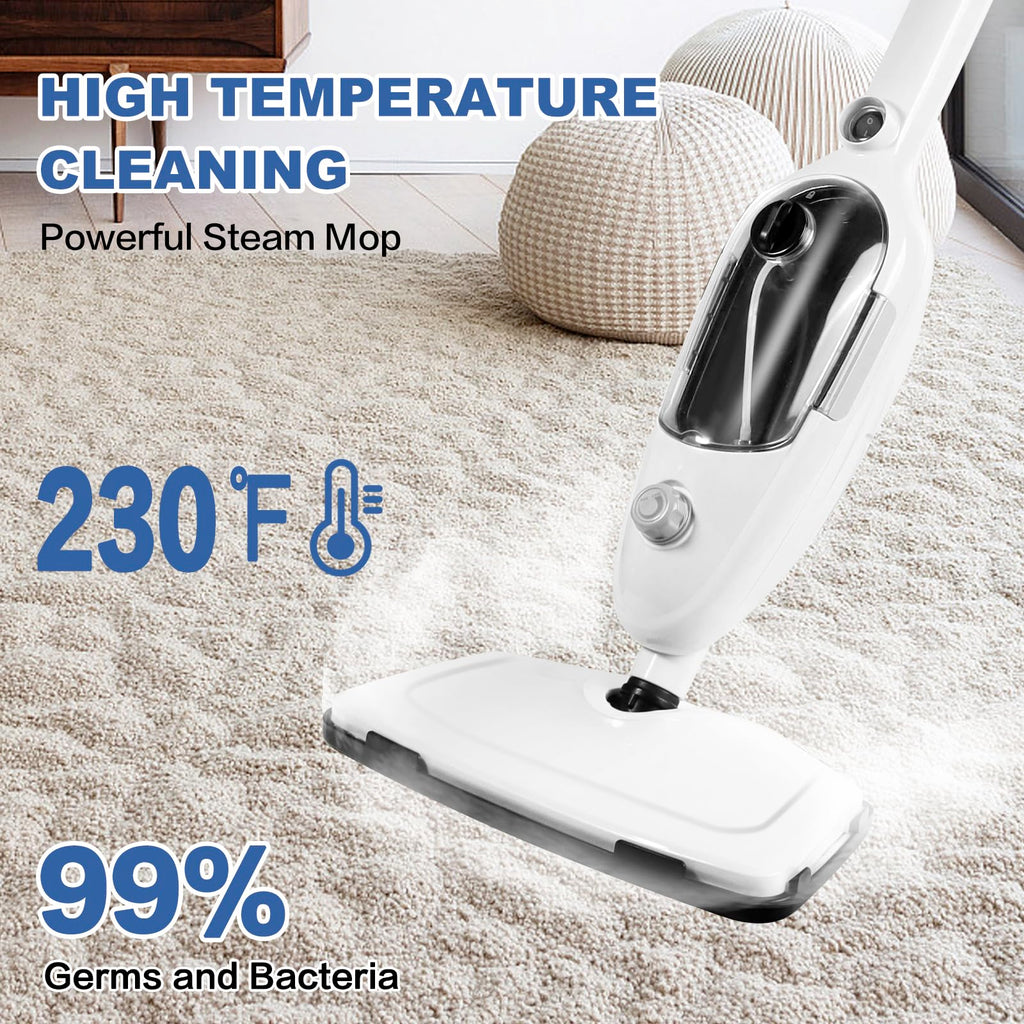 10-in-1 Detachable Handheld Steam Mop Cleaner Y2520