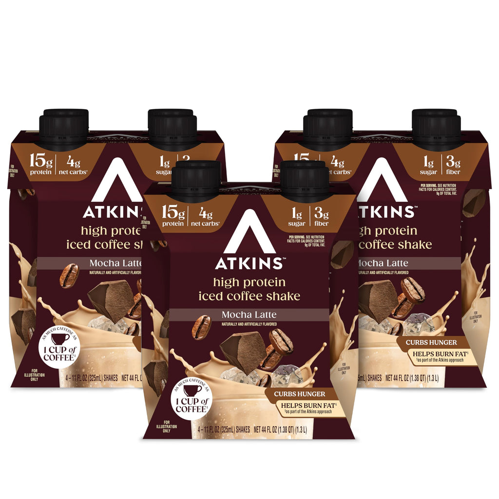 High Protein Mocha Latte Iced Coffee Shake, 12 Count V52471