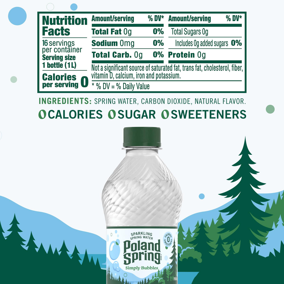 Sparkling Bottled Water 16.9 Fl Oz 8 Pack F94633