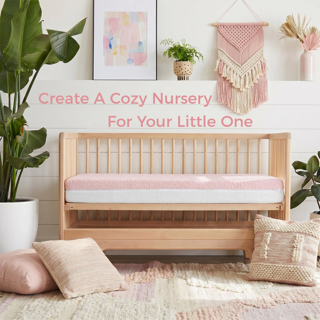 Dual Sided Gel Memory Foam Crib and Toddler Mattress S596171