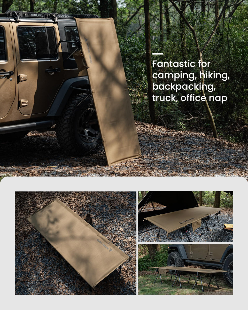 Height Adjustable Folding Camping Cot D263269