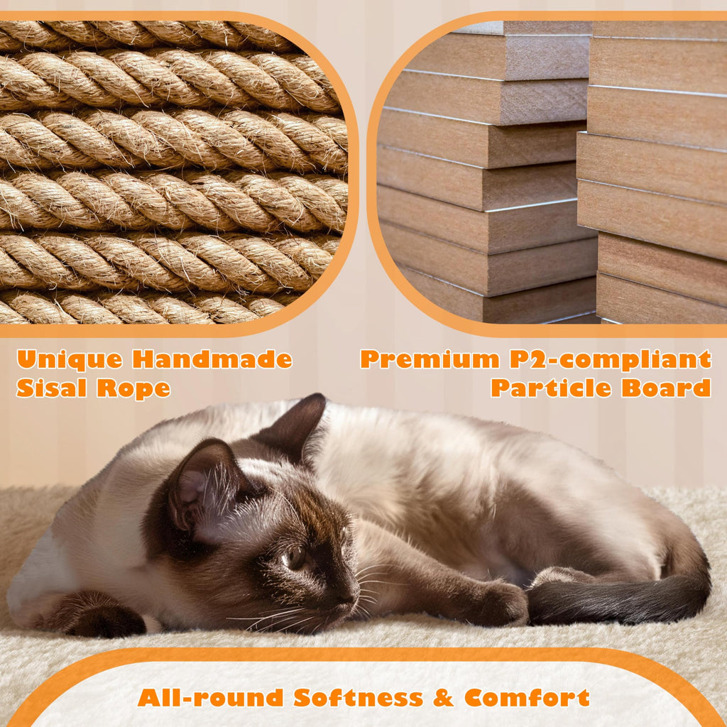 Beige 70.5in Multi-Level Cat Tree P254
